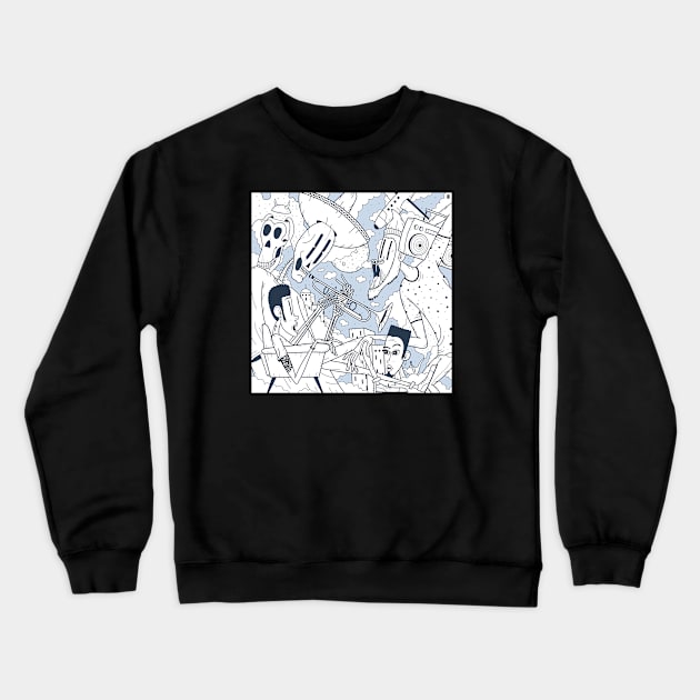 Night Dream Crewneck Sweatshirt by thevisualgroove